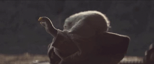 Baby Yoda Mandalorian GIF - Baby Yoda Mandalorian Cansado GIFs