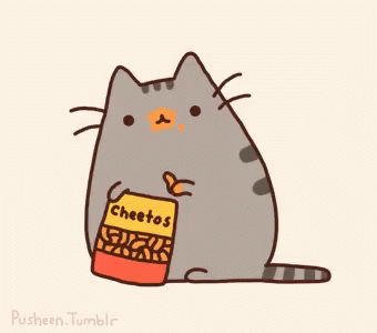 Pusheen Cheetos GIF - Pusheen Cheetos Oh Its You GIFs