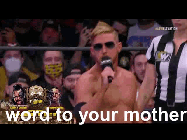 A Word To Your Mother Orange Cassidy GIF - A Word To Your Mother Orange Cassidy GIFs