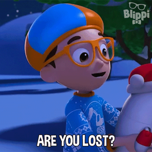 Are You Lost Blippi GIF - Are You Lost Blippi Blippi Wonders - Educational Cartoons For Kids GIFs