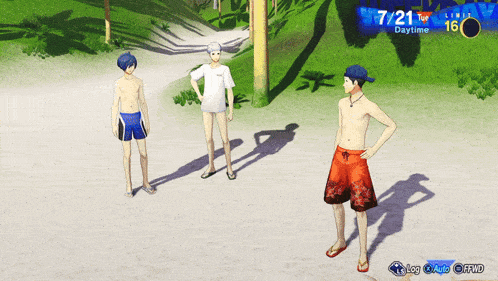 a screenshot of a video game shows a daytime of 7:21
