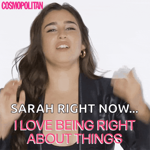 I Love Being Right About Things Lauren Jauregui GIF