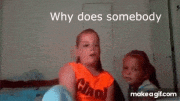 a boy and a girl are sitting next to each other and the girl is asking the boy why does somebody .