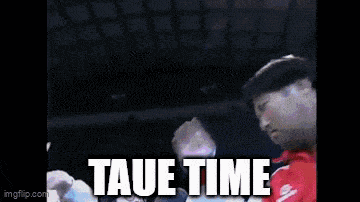taue time is written on a black screen