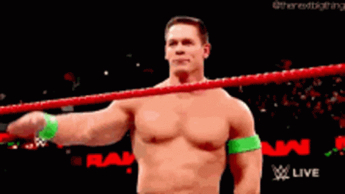 John Cena Wrestler GIF - John Cena Wrestler Salute GIFs