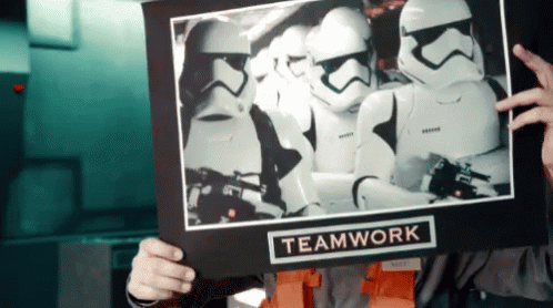 The Meaning Of Teamwork - Teamwork GIF - Teamwork Star Wars Saturday Night Live GIFs