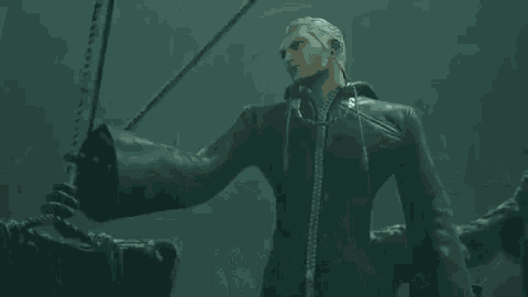 a man in a pirate hat is standing next to a man in a black jacket in a video game .