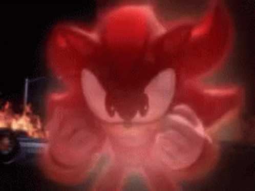 Shadow Sonic The Hedge Hog GIF - Shadow Sonic The Hedge Hog Power Up GIFs