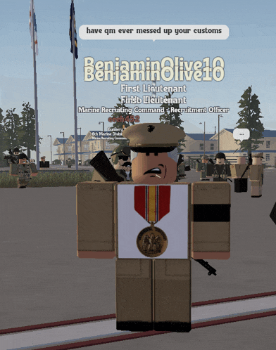 benjaminolive16 is a first lieutenant in the marine recruitment command and recruitment officer