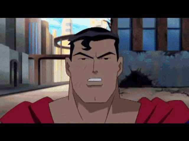 Superman Punches Darkside GIF - Superman Punches Darkside GIFs