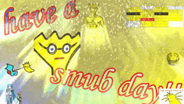 a poster that says have a scrub day on it