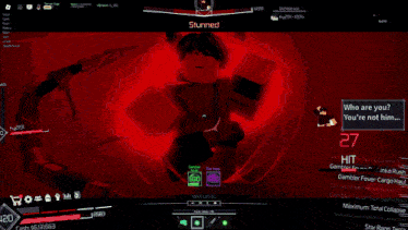 a screenshot of a video game with the word stunned on the top