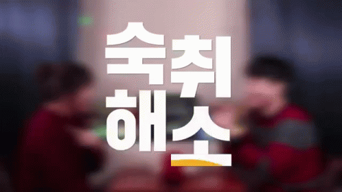 숙취 해소 숙취해소 GIF - Hangover Korean GIFs
