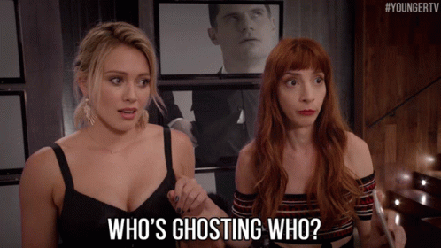 Whos Ghosting Who Ghosting GIF - Whos Ghosting Who Ghosting Ghosted GIFs