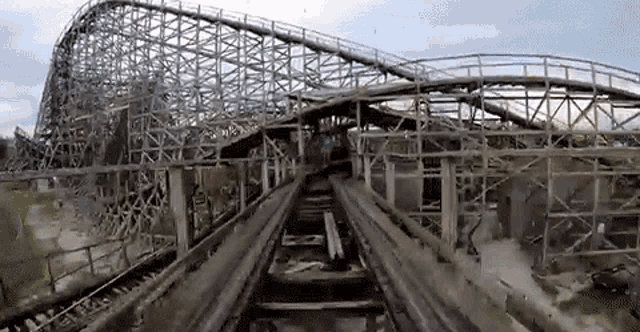 Roller Coaster Slow Down GIF - Roller Coaster Slow Down Finished GIFs