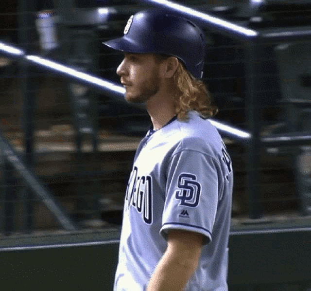 a baseball player wearing a jersey with the letter s on the sleeve