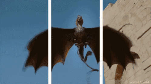 a 3d rendering of a dragon flying in the air .