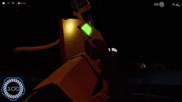 a screenshot of a video game with the number 100 in the corner