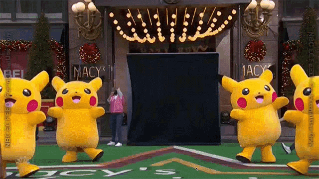 Unveiling Pikachu GIF - Unveiling Pikachu Macys Thanksgiving Day Parade GIFs
