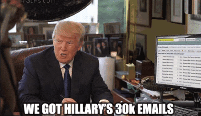 Hillary Email GIF - Hillary Email Trump GIFs