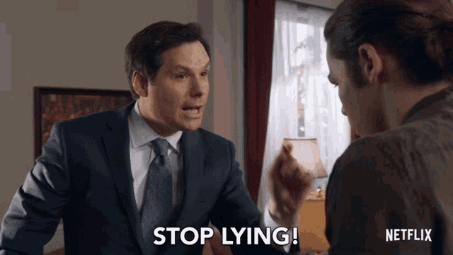 Lying Stop Lying GIF - Lying Stop Lying Michael Ian Black GIFs
