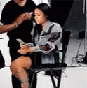 Nicki Minaj Make Up GIF - Nicki Minaj Make Up Texting GIFs