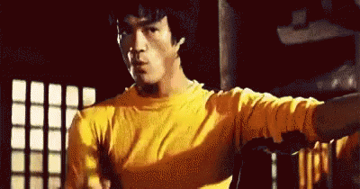 Bruce Lee Kung Fu GIF