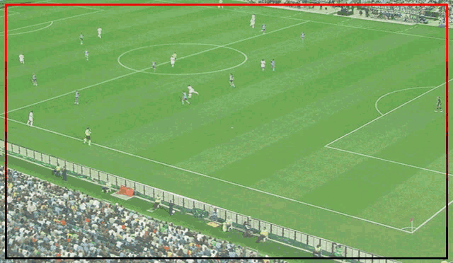 an electronic scoreboard for a soccer game shows a score of 32 to 23