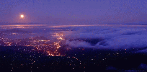 Clouds City GIF - Clouds City Lights GIFs