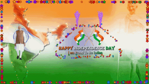 Happy Independent Day Happy Independence Day GIF - Happy Independent Day Happy Independence Day Flag Of India GIFs