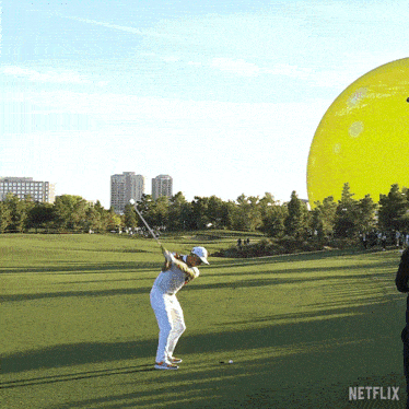 Playing Golf Rickie Fowler GIF - Playing Golf Rickie Fowler The Netflix Cup GIFs