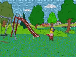 Simpsons Loner GIF - Simpsons Loner Frisbee GIFs