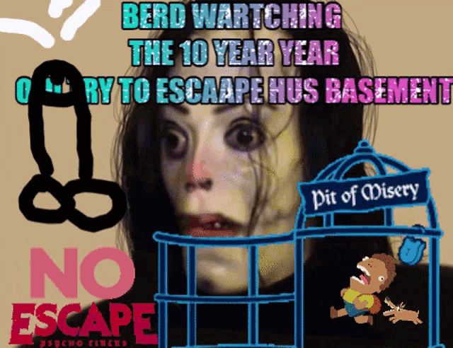 a poster for a movie called berd wartching the 10 year year