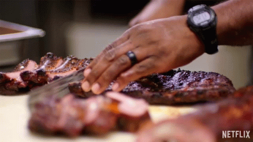 Chopping High On The Hog How African American Cuisine Transformed America GIF - Chopping High On The Hog How African American Cuisine Transformed America Cutting GIFs
