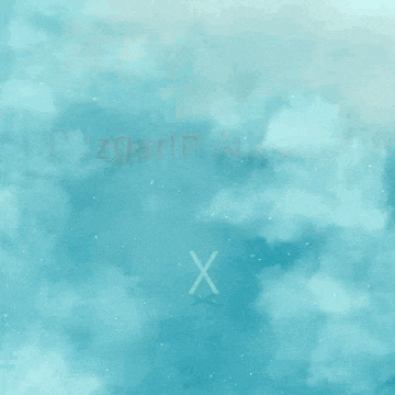 a blue background with foreign writing on it