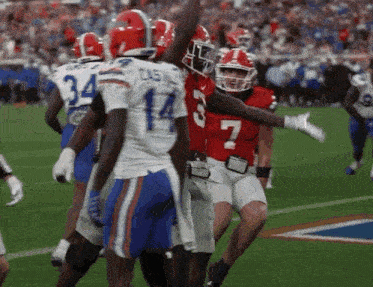 a football player with the number 7 on his back