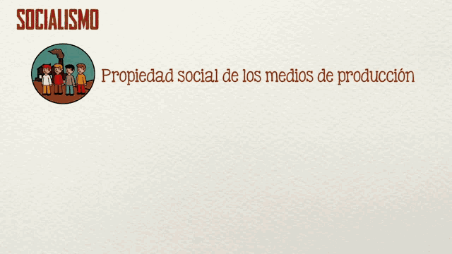 a poster that says " socialism " on the top of it