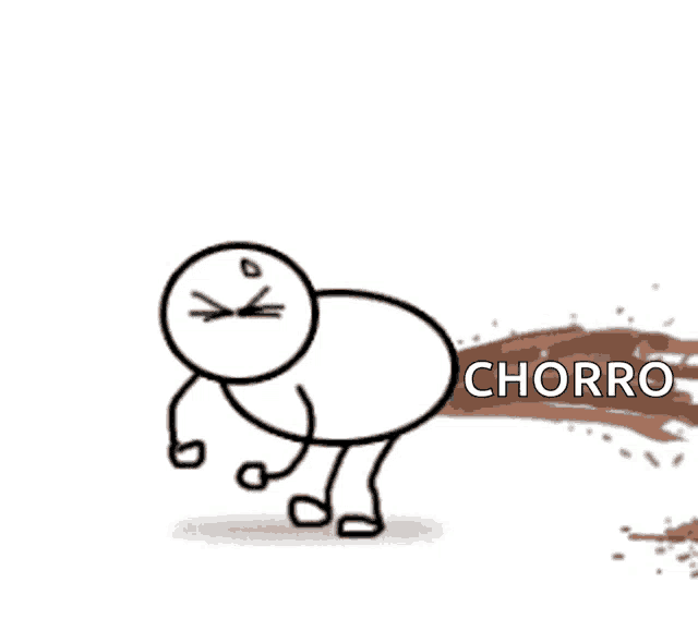 a drawing of a stick figure with the word charro written on the bottom