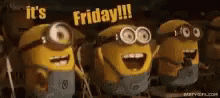 Minions Its Friday GIF - Minions Its Friday GIFs