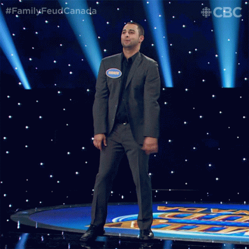 Nervous Family Feud Canada GIF - Nervous Family Feud Canada Lets Go GIFs