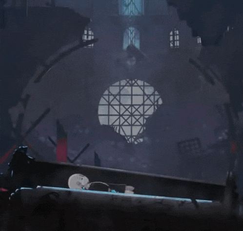 a video game character says i 'm alive and is laying in a coffin