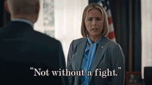 Not Backing Down GIF - Not Without A Fight No Nope GIFs