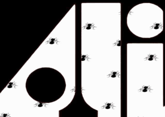 a blue and black logo with the letters a b and i on it