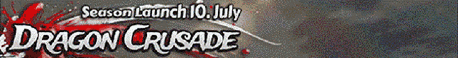 a poster for dragon crusade season launching on july 10th
