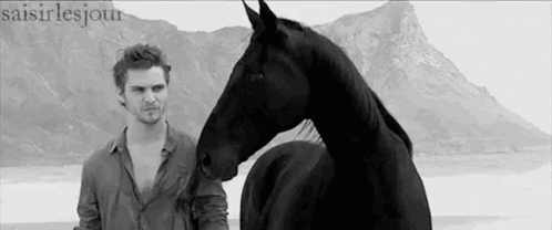 Callum Borghese Luke Grimes GIF - Callum Borghese Luke Grimes Horse GIFs