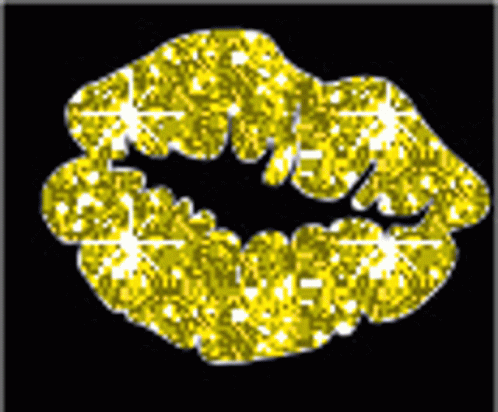 Golden Glitter Kiss Kiss GIF - Golden Glitter Kiss Kiss GIFs