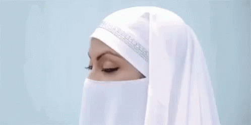 Muslim Looking GIF - Muslim Looking Niqabi Butterfli GIFs
