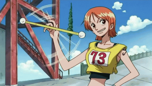 Nami One Piece GIF - Nami One Piece Baton GIFs