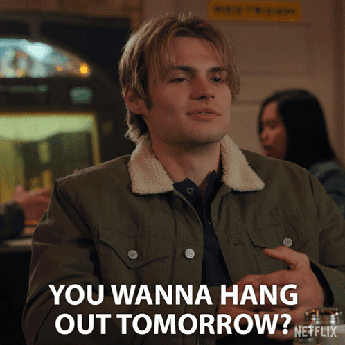 You Wanna Hang Out Tomorrow Cole Walter GIF - You Wanna Hang Out Tomorrow Cole Walter My Life With The Walter Boys GIFs