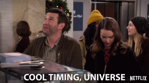 Cool Timing Universe Lucky GIF - Cool Timing Universe Lucky Fortunate GIFs